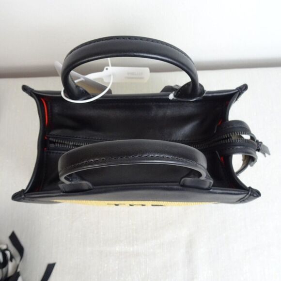 Marc Jacobs The Small Tote Woven Straw Leather Women's Bag Crossbody NWT $495 - Picture 13 of 16